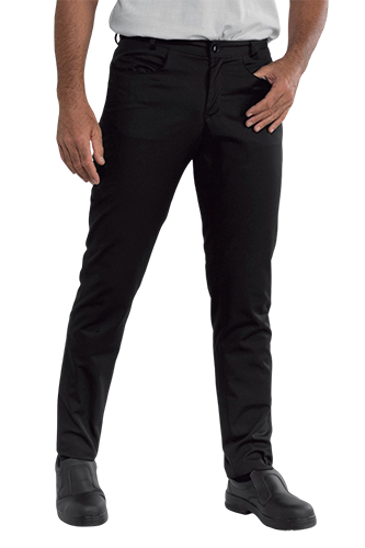 PANTALONI UOMO SLIM YALE ISACCO: pantaloni uomo per sala bar modello con vestibilit agrave slim...